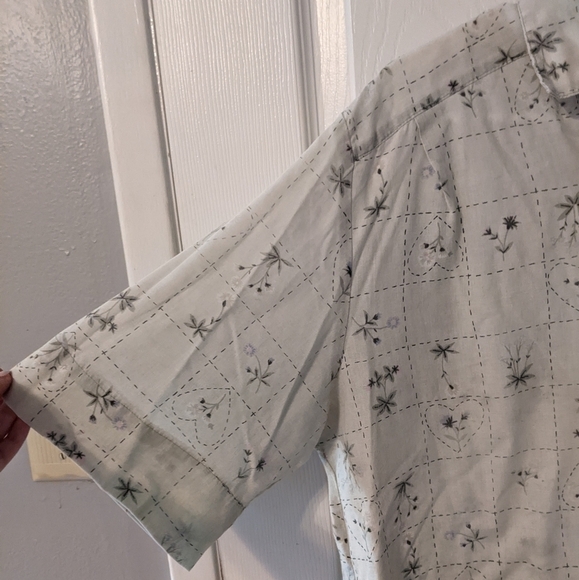 Vintage Willow Bay Unisex Casual Short Sleeve Button Down Tropical Print Size XL - Picture 4 of 7